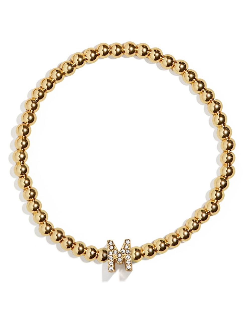 BAUBLEBAR Pisa Pave Initial Bracelet “M”